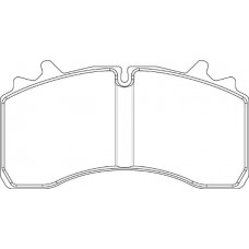 Placute frana Saf 29162